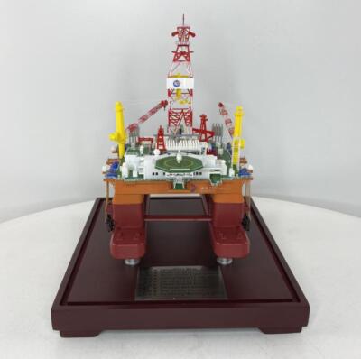 1:700 Offshore Oil 981 Deepwater Semi-submersible Drilling Platform Alloy Model
