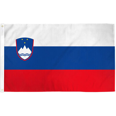 SLOVENIA 3'X 5' POLY FLAG