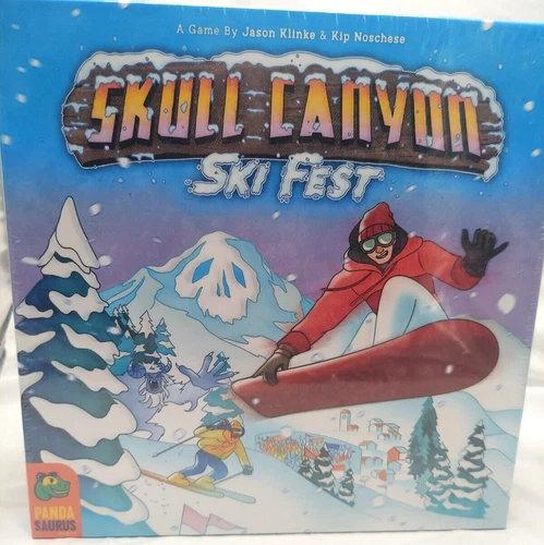 Skull Canyon Ski Fest Board Game 2022 by PandaSaurus Games 14+ plays 2-4