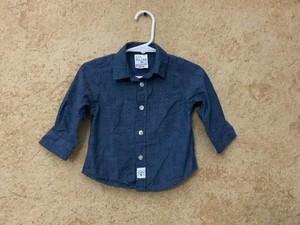 12 month button up shirt