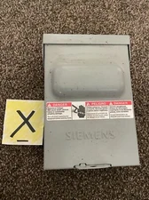 Siemens WN2060U Enclosed Pull Out Switch Non-Fused 60A Outdoor Disconnect