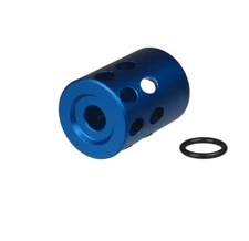 Ruger .22LR Mark IV 22/45 Lite Muzzle Brake Compensator 1/2x28 TPI 1" Diameter