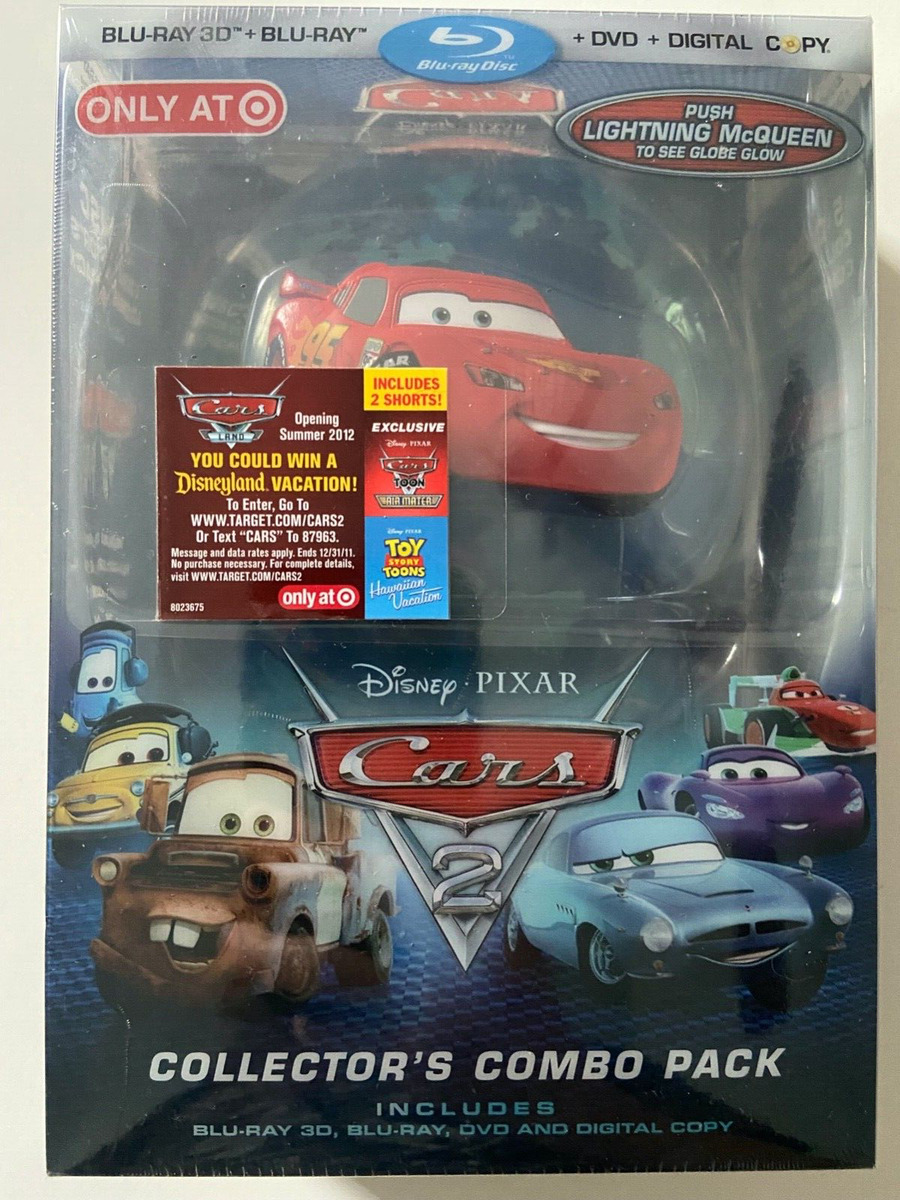 Cars 2 (3D, DVD, Blu-ray) Target Exclusive Collector's Combo Pack