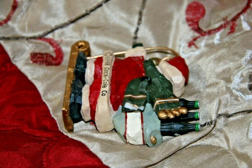 1998 Kurt Adler Coke Christmas Village Santa Figurine - Picture 4 of 11