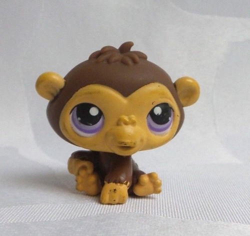 FIGURINE PETSHOP LITTLEST PET SHOP SINGE MONKEY BEBE GORILLE GORILLAZ