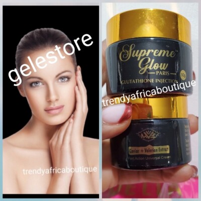 X 1 Jar Sale: Supreme Glow Paris Glutathion Fast Action Face Cream. Day &  Night