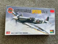 VINTAGE AIRFIX 02081. SUPERMARINE SPITFIRE MK IX. 1/72 SCALE. COMPLETE KIT.