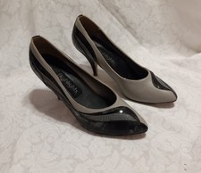 Vintage Ladies High Heeled Pointed Shoes '60s Vintage Size 7 in Original Box