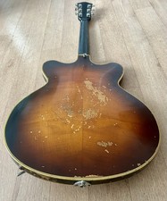 Hofner Verithin. Vintage Germany 60’s. Hollow electric guitar. Natural relic