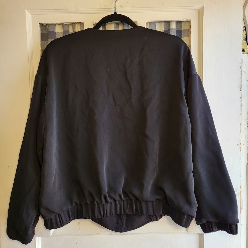 Zara Basic Black Long Sleeve Jacket Pockets Snap … - image 4