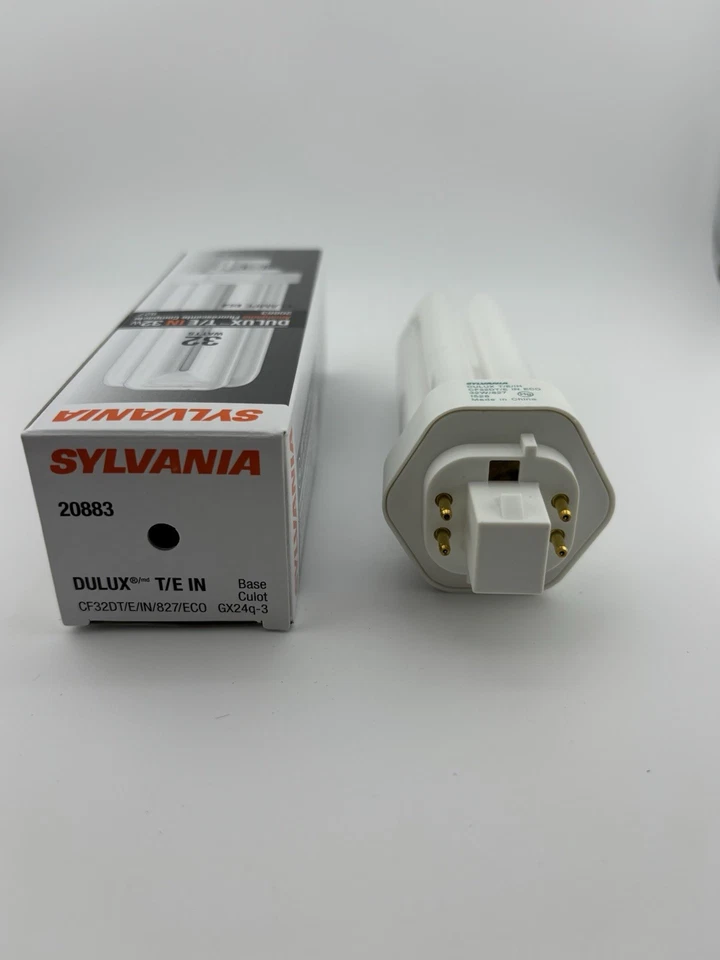 ⚡️5 Lot⚡️ Sylvania 32W Dulux T/E Compact Fluorescent Lamp 4 Pin 2700K - Image 3 of 4