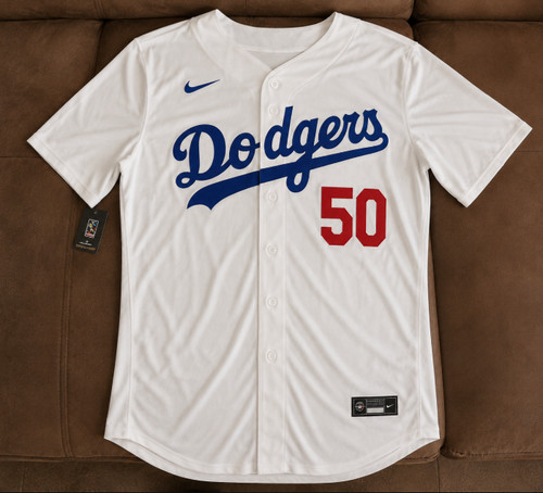 Los Angeles Dodgers Mookie Betts #50 World Series Baseball Jersey NWT