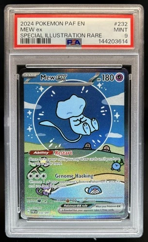 2024 Pokemon Paldean Fates Mew ex #232/091 PSA 9