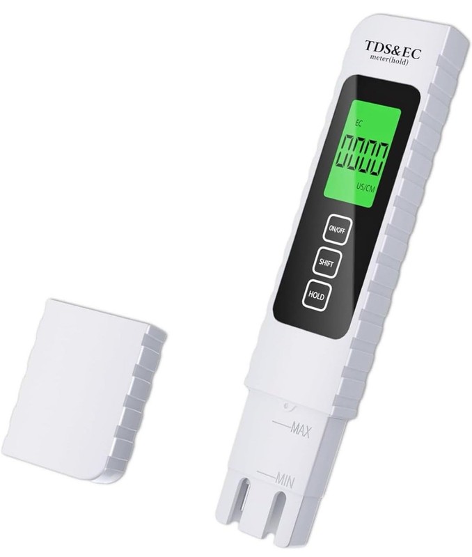 Water Quality Tester, 3 in 1 TDS Meter, Portable Water Tester, EC & Temperature