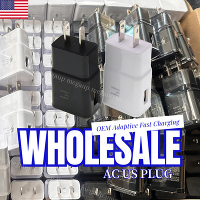 Wholesale Bulk Adaptive Fast USB Wall Charger Block Android Adapter For Samsung
