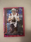 2025 Topps Chrome Drake Maye #207 Hot Pink X-Fractor - New England Patriots