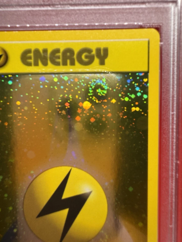 Lightning Energy - Energize Your Game Cycle HOLO PSA MINT 9 W/Swirl 🌀 Pokemon - Image 2 of 4