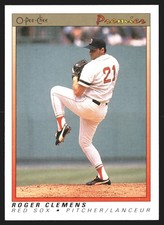 Roger Clemens 1991 O-Pee-Chee Premier #23 Boston Red Sox