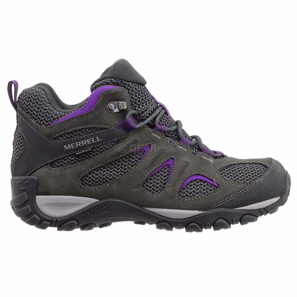 yoko Merrell Yokota 2 Mid Womens Waterproof Suede Hiking Boots Trail