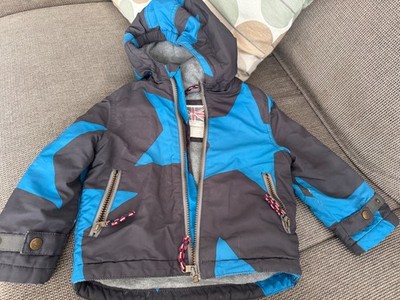 Mini Boden Marken Jacke Motiv Sterne gefüttert mit Fleece Gr. 86 - 92