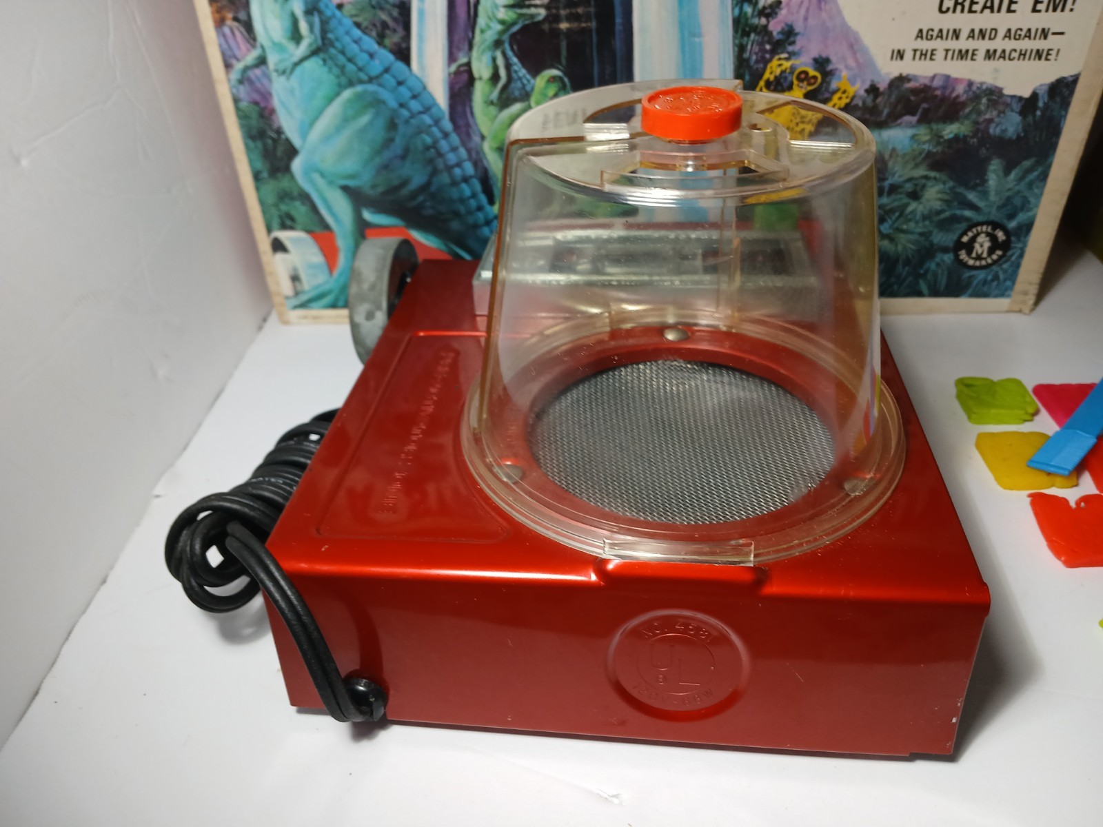 1967 MATTEL STRANGE CHANGE THE LOST WORLD TOY PLAY SET IN ORIGINAL BOX MONSTERS