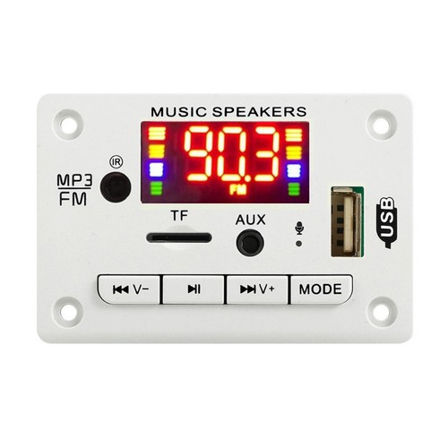 12V Audio MP3 Decoder Board Wireless Car USB TF Card Slot FM Bluetooth Module - Picture 3 of 9