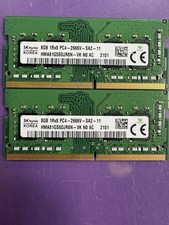 Lot Of 2 SK Hynix 8GB 1Rx8 PC4-2666V DDR4 SODIMM Laptop RAM