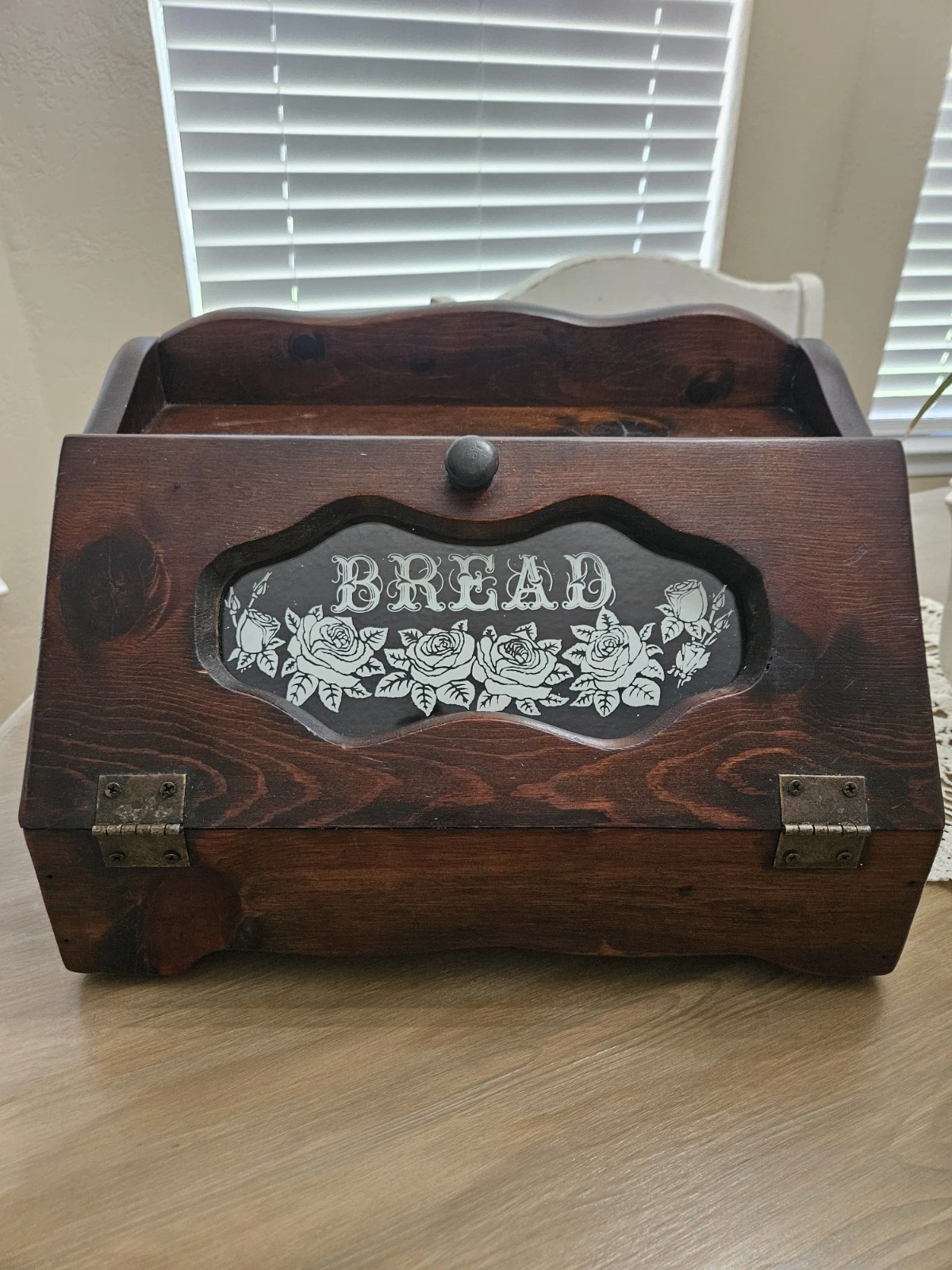 Vintage Wooden Bread Box Beautiful Condition
Opens in a new window or tab