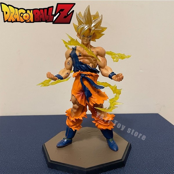 Figura Dragon Ball Son Goku 16cm Super Saiyajin PVC Anime Manga Estatua Regalo