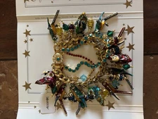 Lunch At The Ritz MACAW BRUNCH BRACELET & Menu Card; NEW, NEVER WORN!