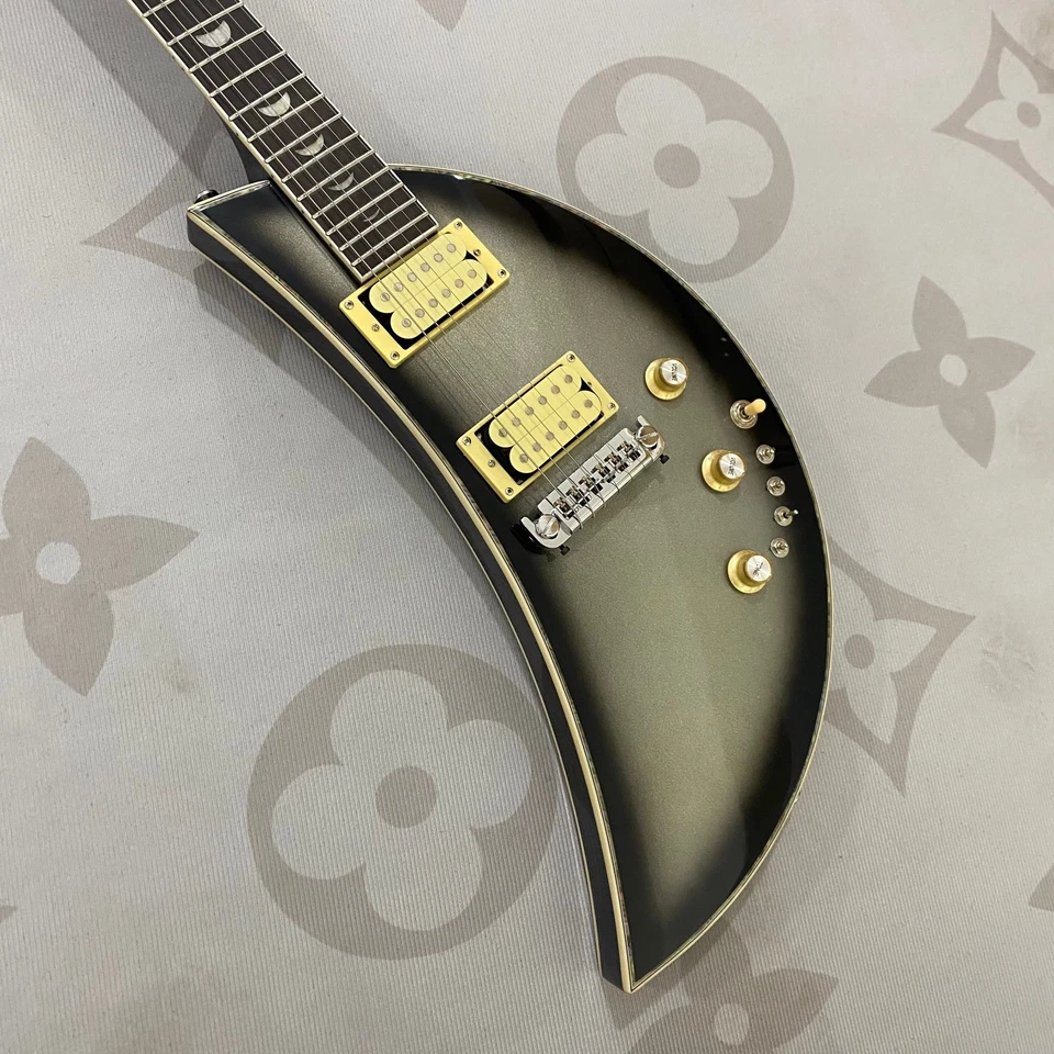 Eastwood Guitars Moonsault - Metallic Blackburst HH pickup mahogany body - Image 4 of 4