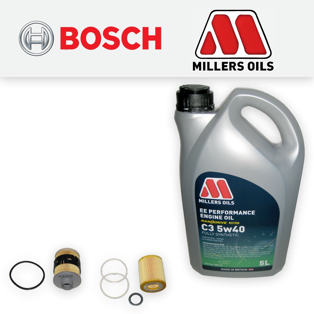 SERVICE KIT for VAUXHALL ZAFIRA MK2 1.9 CDTI OIL FUEL FILTERS +OIL (2005-2014)