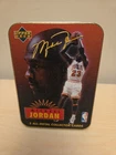 1996 Upper Deck Michael Jordan 5 All-Metal Collector Cards with Tin Case