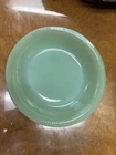 Vintage Jadeite Fire King Jane Ray Oven Ware Bowl 7 1/2" Soup 1951 Shallow Rib