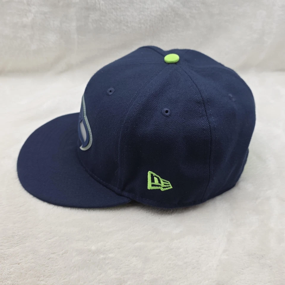 Seattle Seahawks Gorra Gorra Snap Back Para Hombres Azul Verde NFL Fútbol New Era 9Fifty Foto 2 de 4