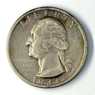 1932-S Washington Quarter Key Date 25C San Francisco Mint 90% Silver (VF)