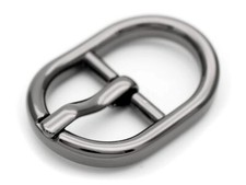 4 pcs Oval Belt Buckle Center Bar Belt Buckles Single Prong Belt Purse Making...