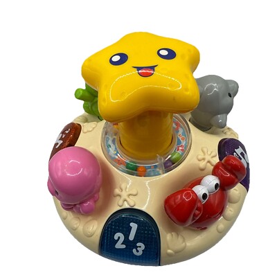 VTech SPIN & LEARN TOP Musical Lighted Learning Toy 9-24 Months WORKS