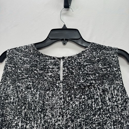 Canotta donna Violet Claire blusa foderata senza maniche grande nera bianca ciao bassa - Foto 10 di 12