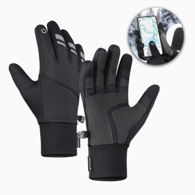 Winter Gloves Unisex Waterproof Windproof Fingers Touch Screen Gloves for Works