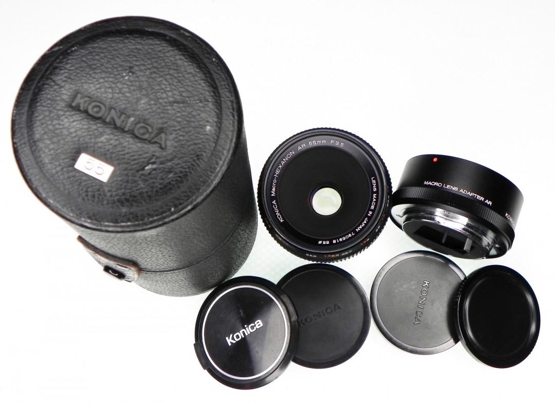 Konica 55mm f3.5 Macro-Hexanon AR EE #7905918 .. MINT | eBay