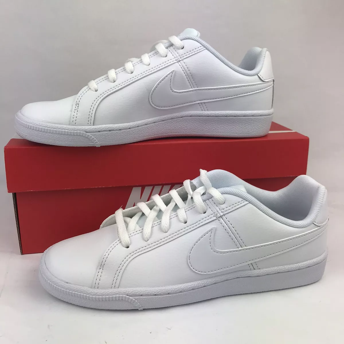 cinturón vestir Amedrentador Nike Court Royale GS White Leather Kid Youth 6 Women 7.5 Shoes 833535-102 |  eBay