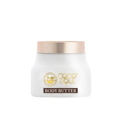 Coco Soul Body Butter Mit Kokosnuss, Sheabutter für Weiche Und Smooth Skin 140gm