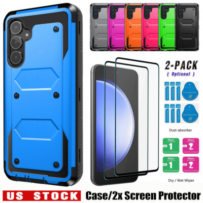 For Samsung Galaxy S23 FE Case Rugged Shockproof Hard Cover / Screen Protector