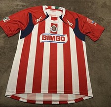 Vintage Chivas de Guadalajara Soccer Reebok Jersey Hecho en Mexico