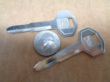 Nos Keys 2-pk Fits Mitsubishi Cordia 1983-88 Sigma 89 Starion 83-89 New Nice