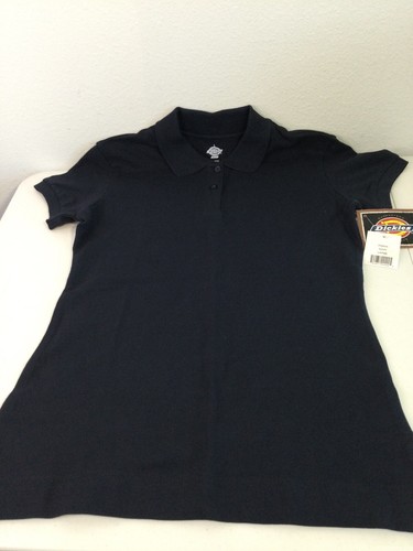 DICKIES GIRL Navy Blue Polo Shirt. Size Youth Large. NEW. - Picture 2 of 7