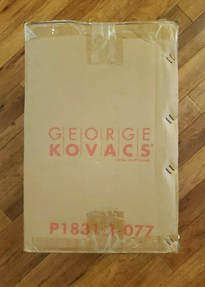 Lámpara de mesa moderna de mediados de siglo cromada rara George Kovacs con globo P1831-1-077 nueva en caja Foto 3 de 4