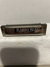 VINTAGE M. HOHNER MARINE BAND HARMONICA GERMANY - KEY OF C - MODEL A440