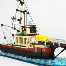 Quint's Boat 1238 Pieces from Movie 100% Compatible Building Toys Set MOC Build
